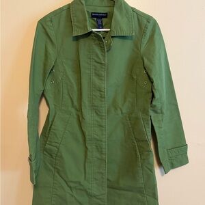 Banana Republic Olive Trench Coat
